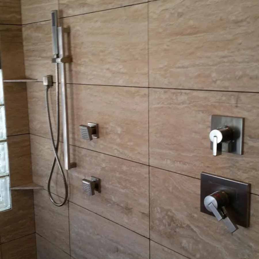 Shower fixture installation for Gas Line Repair in Fridley